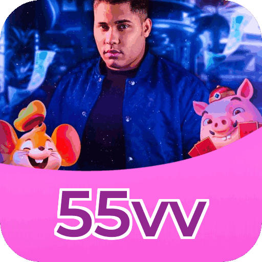 Catálogo slots 55vv mostrando top jogos Gates Olympus Sweet Bonanza Fortune Tiger Big Bass volatilidade RTP